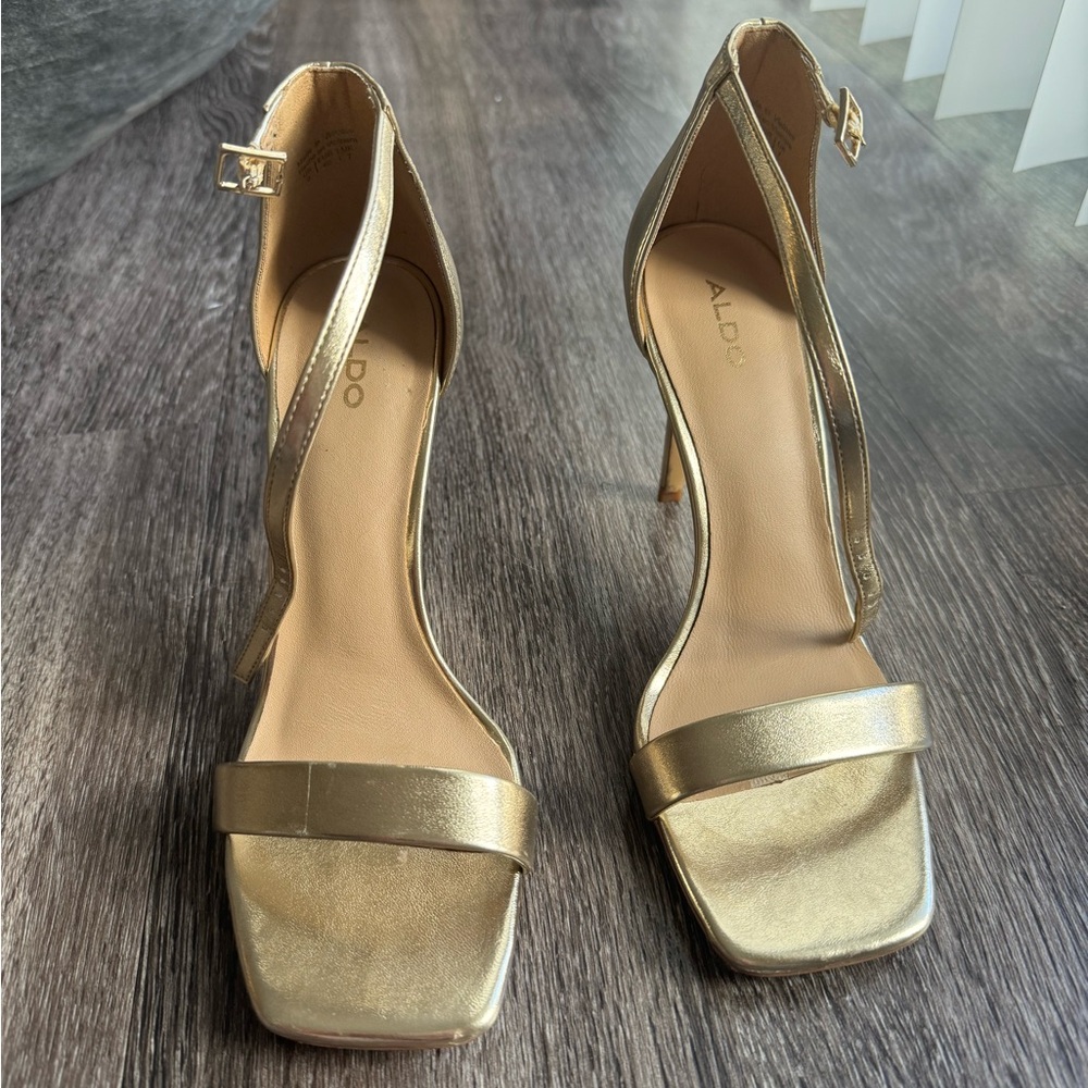 Gold heels